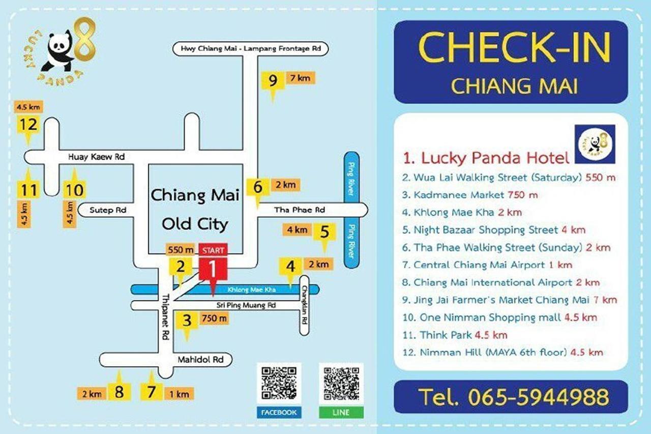 Lucky panda Hotel Čiang Mai Exteriér fotografie